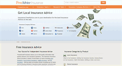 Desktop Screenshot of insurance.freeadvice.com