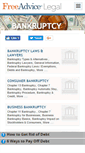 Mobile Screenshot of bankruptcy-law.freeadvice.com