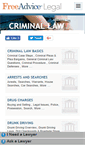 Mobile Screenshot of criminal-law.freeadvice.com