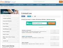 Tablet Screenshot of criminal-law.freeadvice.com
