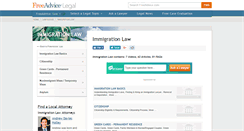 Desktop Screenshot of immigration-law.freeadvice.com